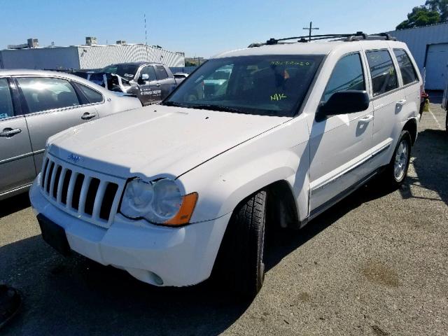 1J4PS4GK1AC139071 - 2010 JEEP GRAND CHER WHITE photo 2