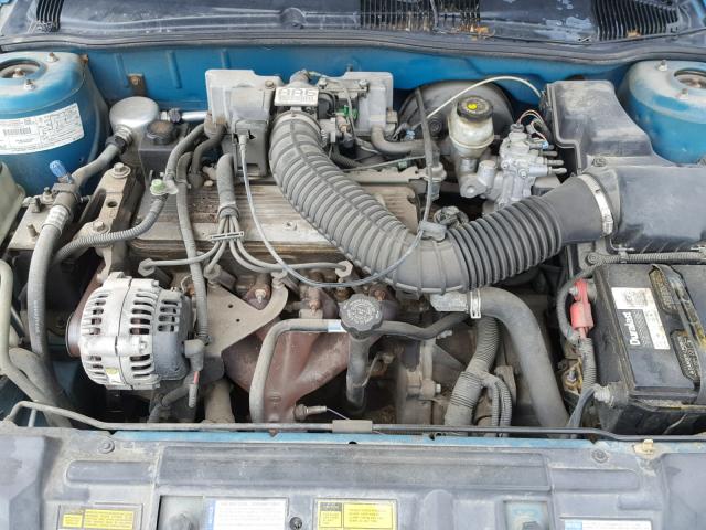 1G1JF5248T7285678 - 1996 CHEVROLET CAVALIER L GREEN photo 7