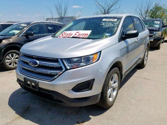 2FMPK3G91JBC31693 - 2018 FORD EDGE SE SILVER photo 2