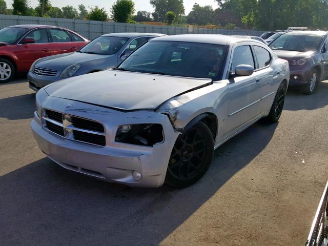 2B3CA3CVXAH271181 - 2010 DODGE CHARGER SX SILVER photo 2