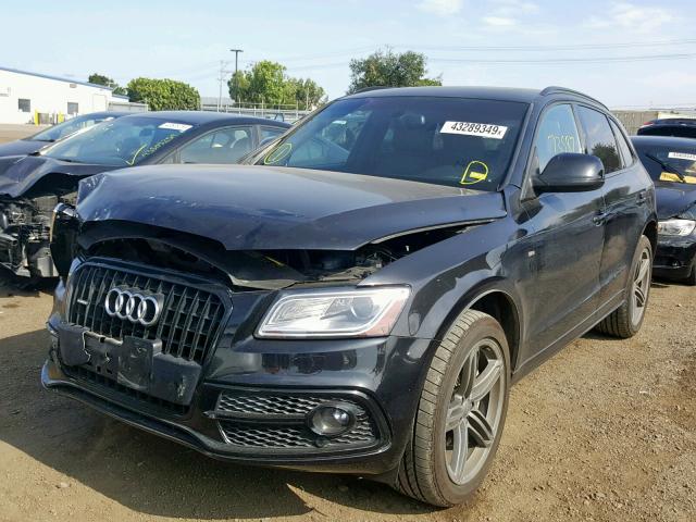 WA1WMAFP2EA077182 - 2014 AUDI Q5 PRESTIG BLACK photo 2