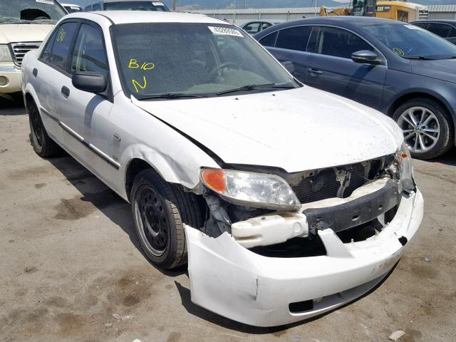 JM1BJ225930184112 - 2003 MAZDA PROTEGE DX WHITE photo 1