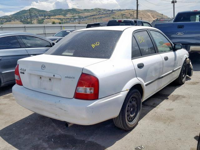 JM1BJ225930184112 - 2003 MAZDA PROTEGE DX WHITE photo 4