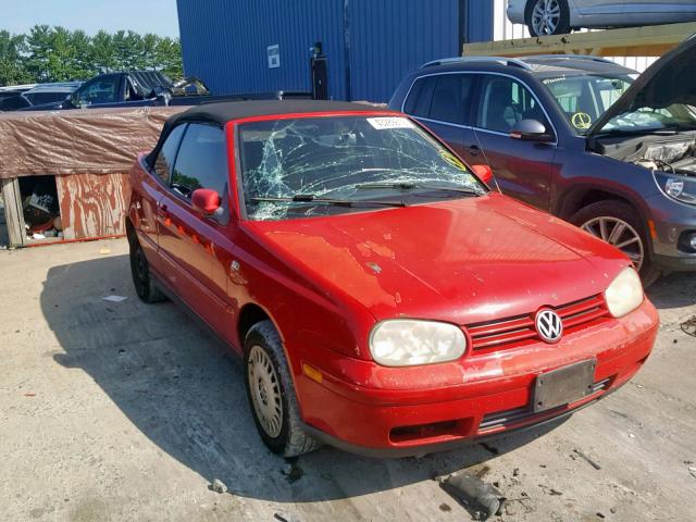 3VWCC21V31M816903 - 2001 VOLKSWAGEN CABRIO GLS RED photo 1