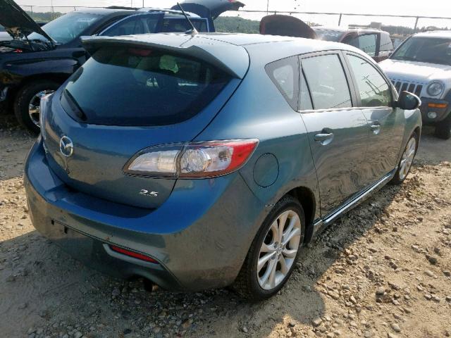 JM1BL1H58A1187683 - 2010 MAZDA 3 S BLUE photo 4