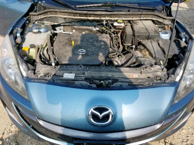 JM1BL1H58A1187683 - 2010 MAZDA 3 S BLUE photo 7