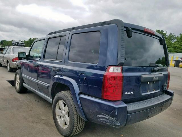 1J8HG48K26C129269 - 2006 JEEP COMMANDER 蓝色 照片 3