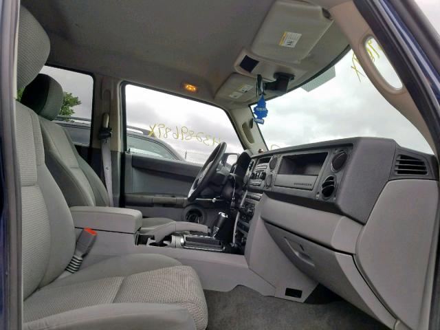 1J8HG48K26C129269 - 2006 JEEP COMMANDER 蓝色 照片 5