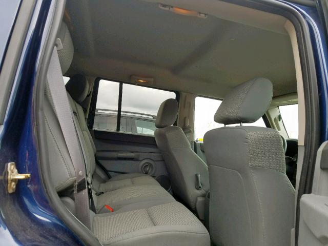 1J8HG48K26C129269 - 2006 JEEP COMMANDER 蓝色 照片 6