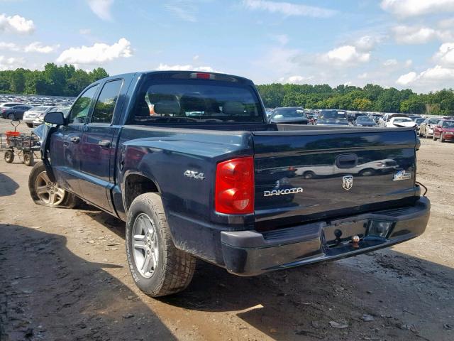 1D7RW3GK5BS625604 - 2011 DODGE DAKOTA SLT GREEN photo 3