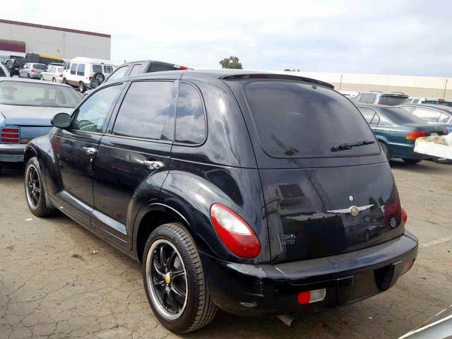 3A4FY58B76T332528 - 2006 CHRYSLER PT CRUISER BLACK photo 3