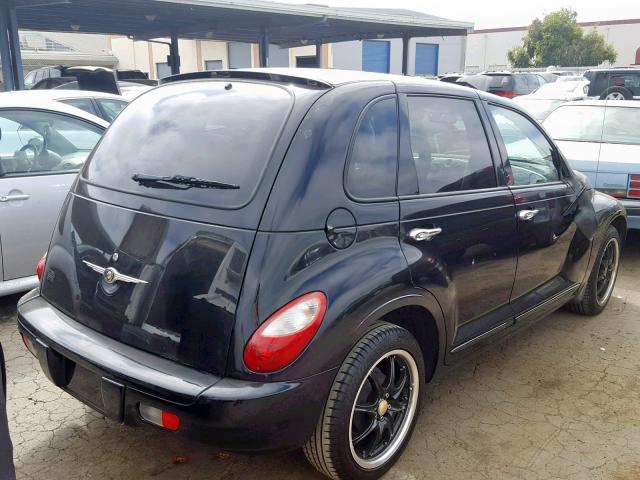 3A4FY58B76T332528 - 2006 CHRYSLER PT CRUISER BLACK photo 4