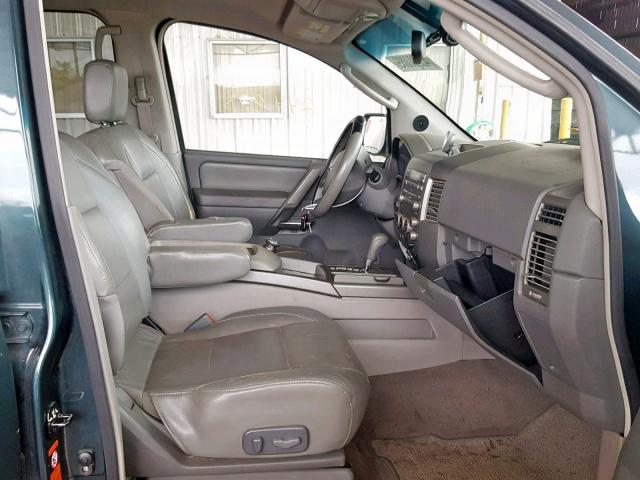 5N1AA08B04N708549 - 2004 NISSAN ARMADA SE BLUE photo 5