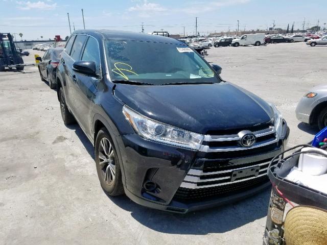 5TDZZRFH4HS190618 - 2017 TOYOTA HIGHLANDER BLACK photo 1