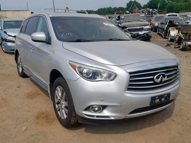 5N1CL0MM3EC513553 - 2014 INFINITI QX60 HYBRI SILVER photo 1