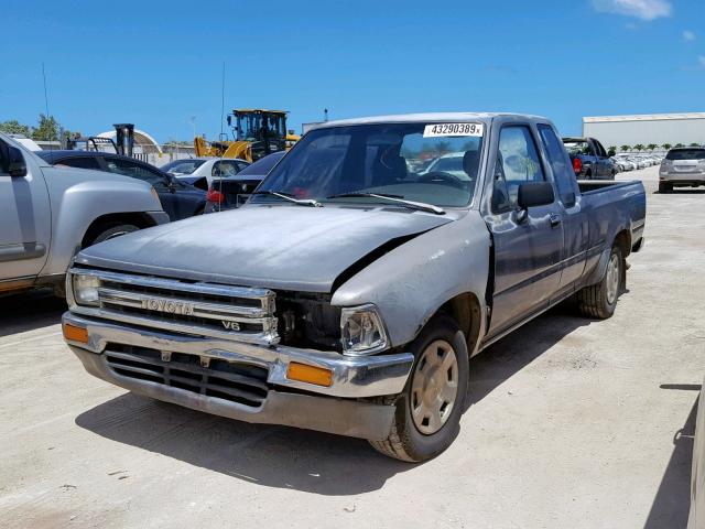 JT4VN93D5M5017704 - 1991 TOYOTA PICKUP 1/2 GRAY photo 2