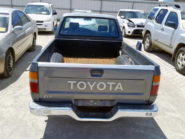 JT4VN93D5M5017704 - 1991 TOYOTA PICKUP 1/2 GRAY photo 6