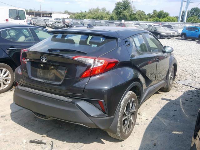 NMTKHMBX9JR022689 - 2018 TOYOTA C-HR XLE BLACK photo 4