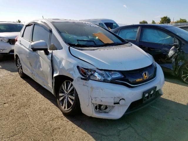 3HGGK5H82FM727826 - 2015 HONDA FIT EX WHITE photo 1