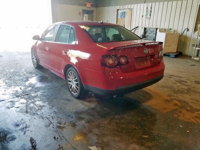 3VWRJ71K78M136869 - 2008 VOLKSWAGEN JETTA WOLF RED photo 3