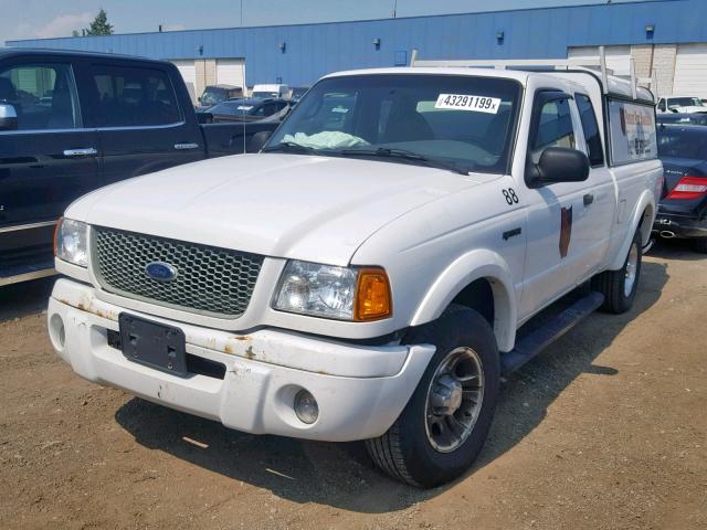 1FTYR14V53PB04810 - 2003 FORD RANGER SUP WHITE photo 2