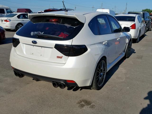 JF1GR8H64EL213931 - 2014 SUBARU IMPREZA WR WHITE photo 4