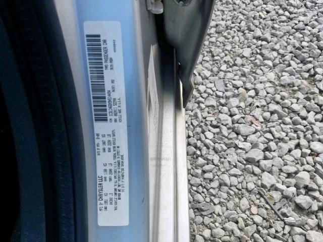 1C3LC46BX9N514494 - 2009 CHRYSLER SEBRING LX SILVER photo 10