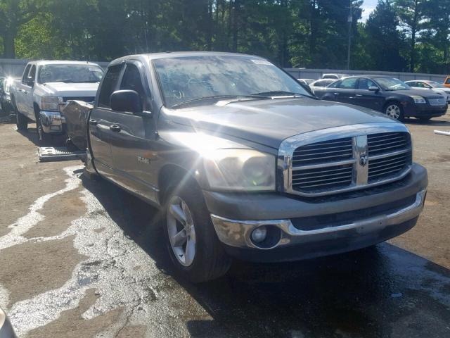 1D7HA18N48J180147 - 2008 DODGE RAM 1500 S GRAY photo 1