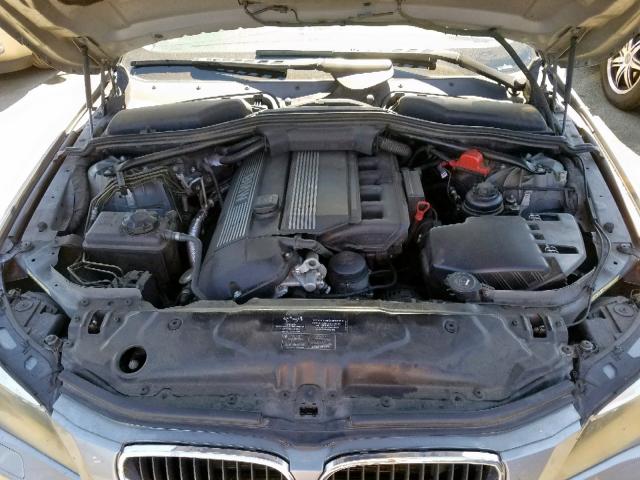 WBANA53515B862787 - 2005 BMW 525 I SILVER photo 7