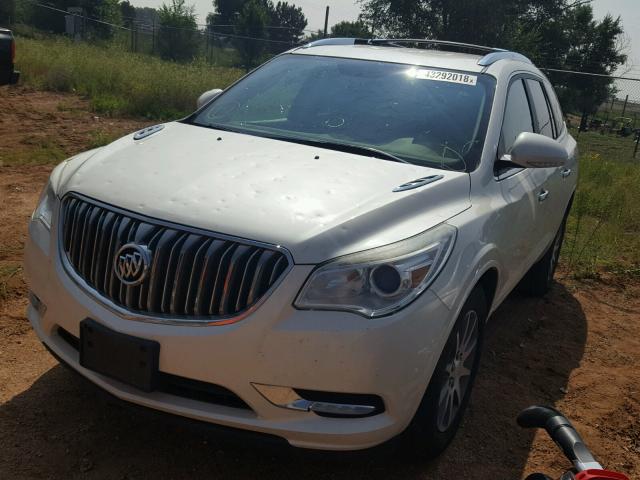 5GAKRCKD0DJ171557 - 2013 BUICK ENCLAVE WHITE photo 2