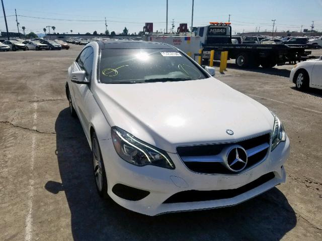 WDDKJ5KB2EF290138 - 2014 MERCEDES-BENZ E 350 WHITE photo 1