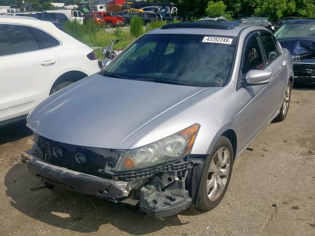 1HGCP26818A003644 - 2008 HONDA ACCORD EXL SILVER photo 2