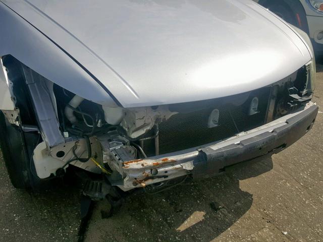 1HGCP26818A003644 - 2008 HONDA ACCORD EXL SILVER photo 9