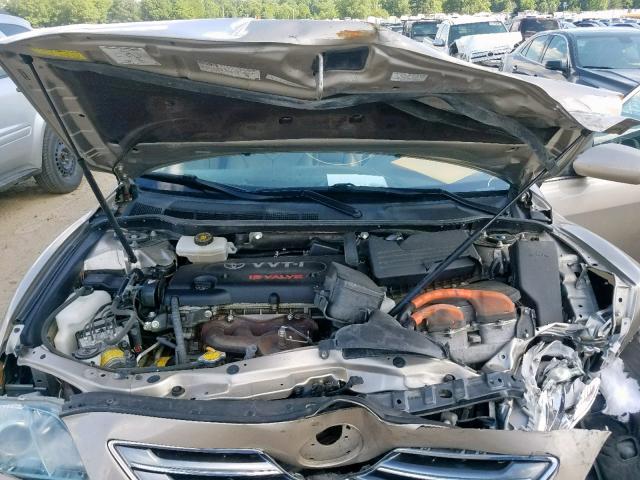 4T1BB46K08U053252 - 2008 TOYOTA CAMRY HYBR GOLD photo 7