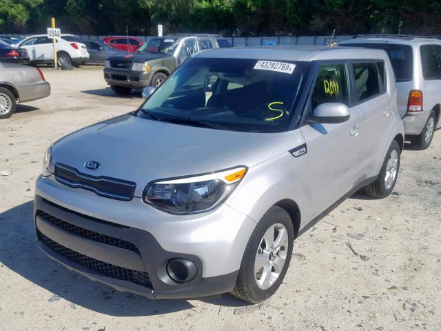 KNDJN2A2XK7692053 - 2019 KIA SOUL SILVER photo 2