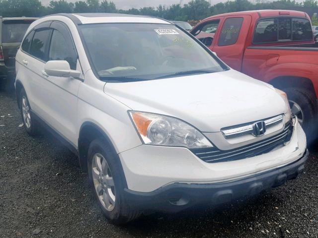 JHLRE48769C023542 - 2009 HONDA CR-V EXL WHITE photo 1