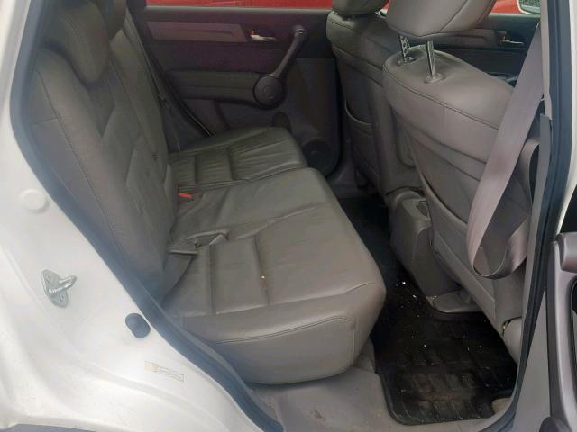 JHLRE48769C023542 - 2009 HONDA CR-V EXL WHITE photo 6