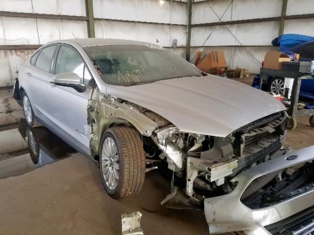 3FA6P0UUXGR284630 - 2016 FORD FUSION S H SILVER photo 1