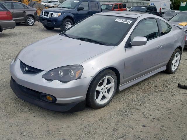 JH4DC53023C000343 - 2003 ACURA RSX TYPE-S SILVER photo 2