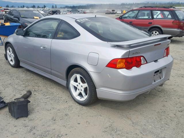 JH4DC53023C000343 - 2003 ACURA RSX TYPE-S SILVER photo 3