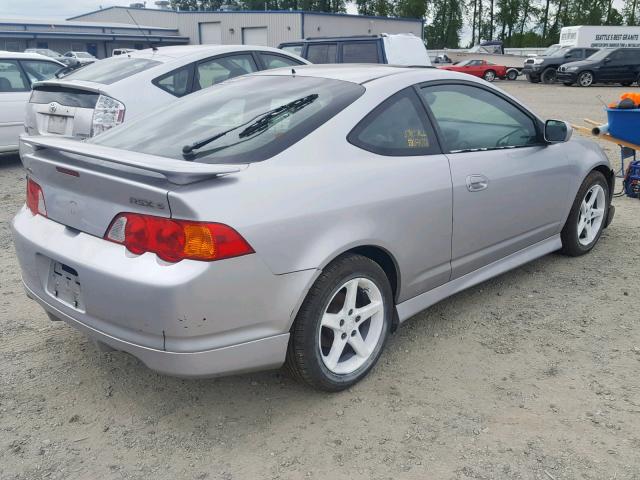 JH4DC53023C000343 - 2003 ACURA RSX TYPE-S SILVER photo 4