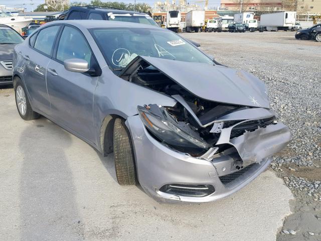 1C3CDFBB1ED859900 - 2014 DODGE DART SXT SILVER photo 1