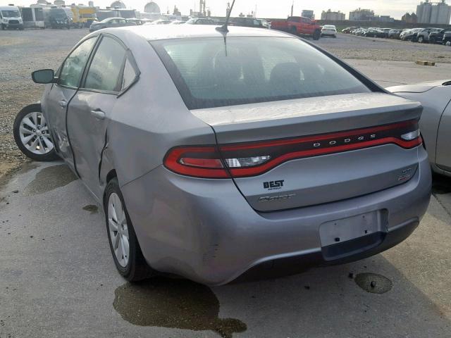 1C3CDFBB1ED859900 - 2014 DODGE DART SXT SILVER photo 3