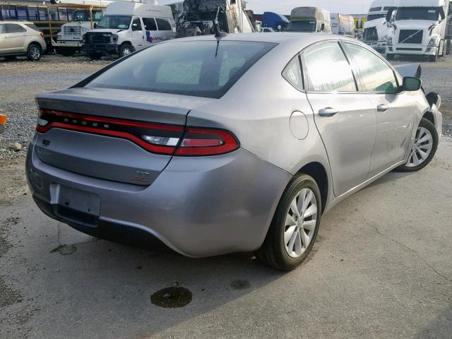 1C3CDFBB1ED859900 - 2014 DODGE DART SXT SILVER photo 4