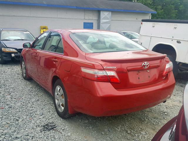 4T1BE46K17U077596 - 2007 TOYOTA CAMRY NEW RED photo 3