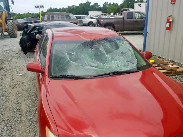 4T1BE46K17U077596 - 2007 TOYOTA CAMRY NEW RED photo 9