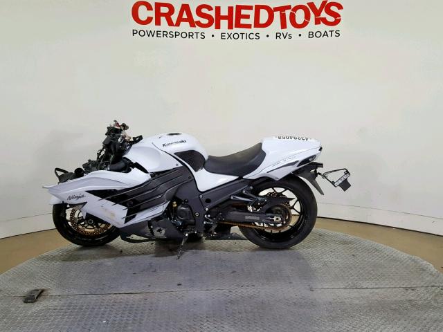 JKBZXNE18DA012145 - 2013 KAWASAKI ZX1400 E WHITE photo 5