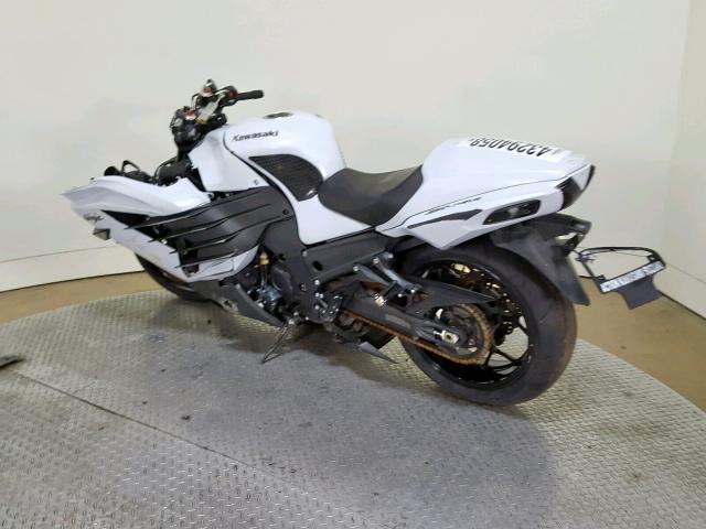 JKBZXNE18DA012145 - 2013 KAWASAKI ZX1400 E WHITE photo 6