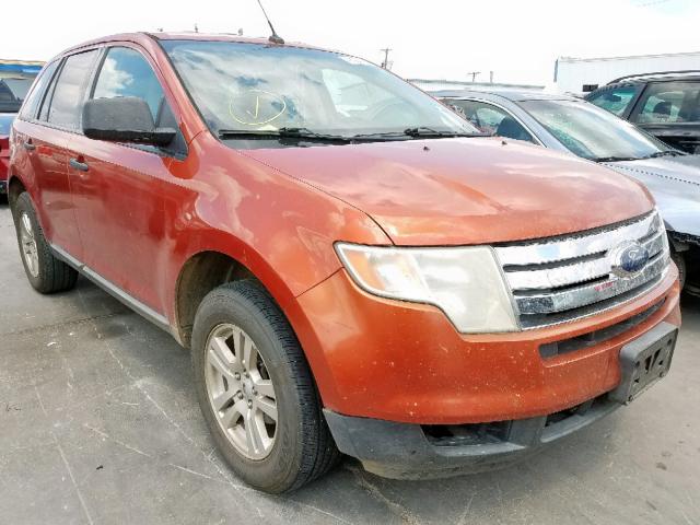 2FMDK36C88BA29010 - 2008 FORD EDGE SE ORANGE photo 1