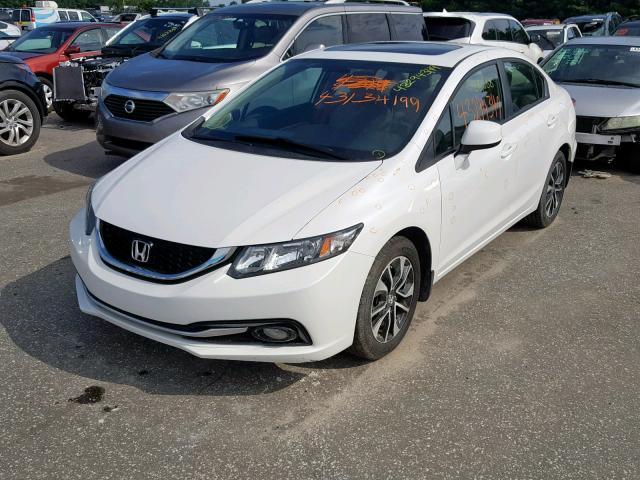 19XFB2F94DE070085 - 2013 HONDA CIVIC EXL 白色 照片 2